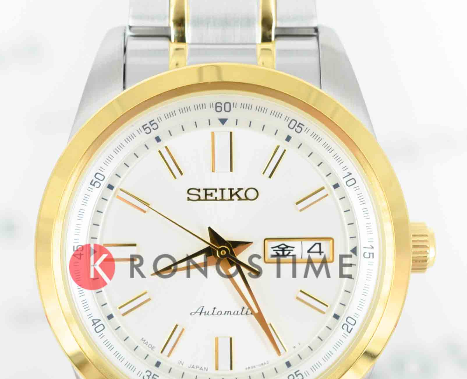 Seiko Seiko 5 Regular SARV004, 5 regular япония мужские часы на браслете сталь c pvd покрытием боковой вид