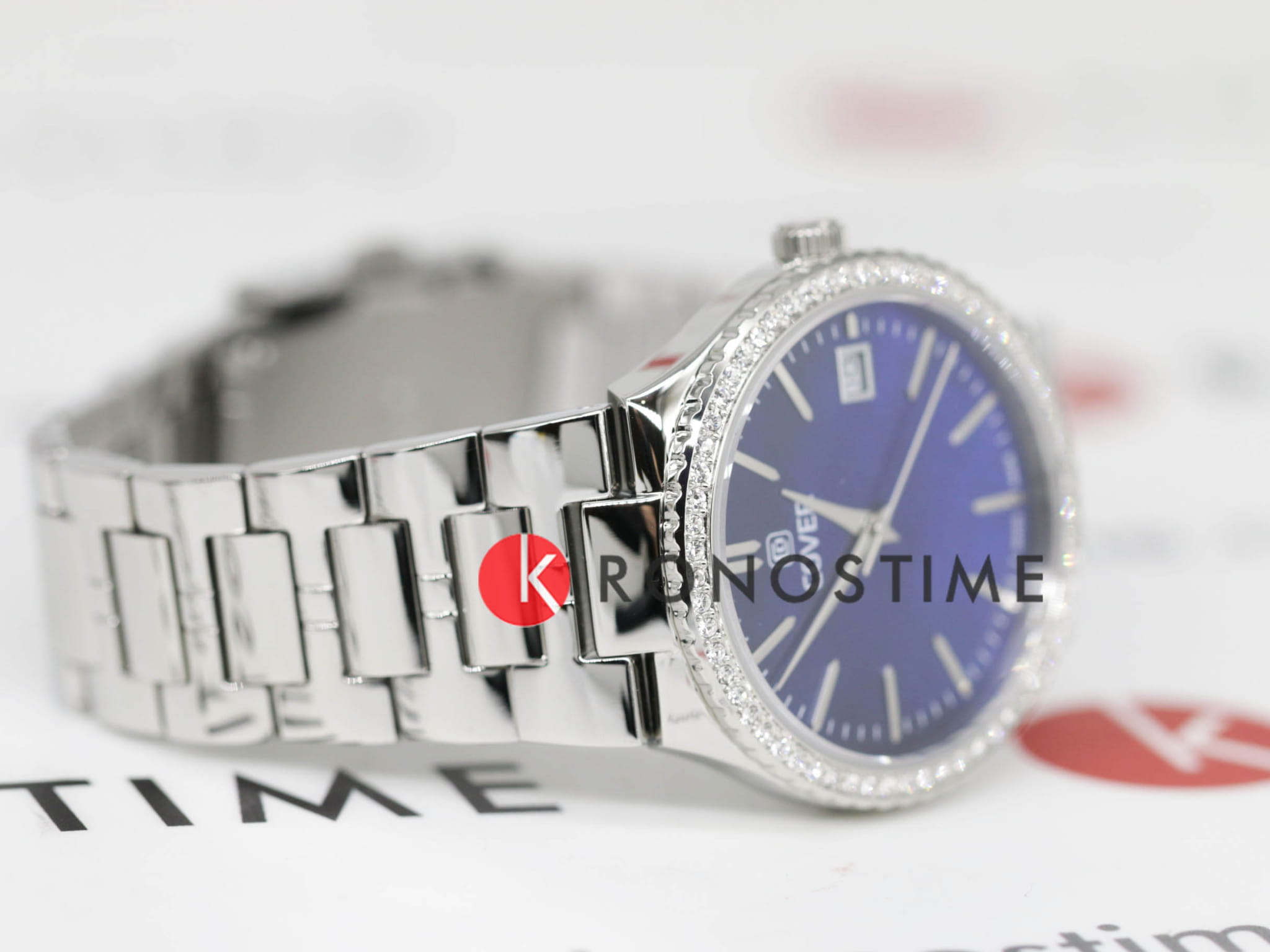 Cover Cover Jumeira CO218.02 кварцевые женские часы часы крупный план синий циферблата