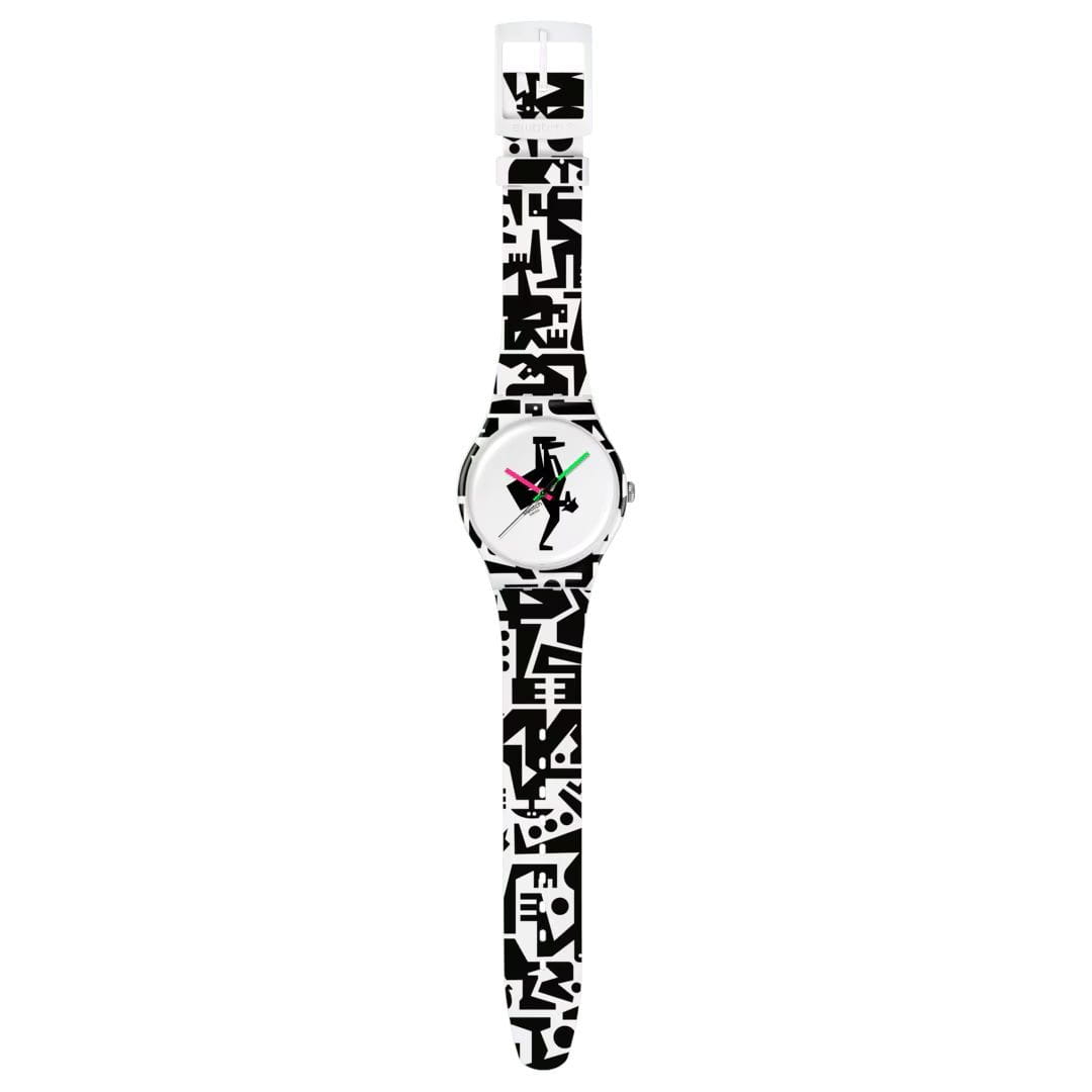 Swatch Swatch New Gent Biosourced SO29Z147, gent швейцария мужские часы на браслете силикон боковой вид