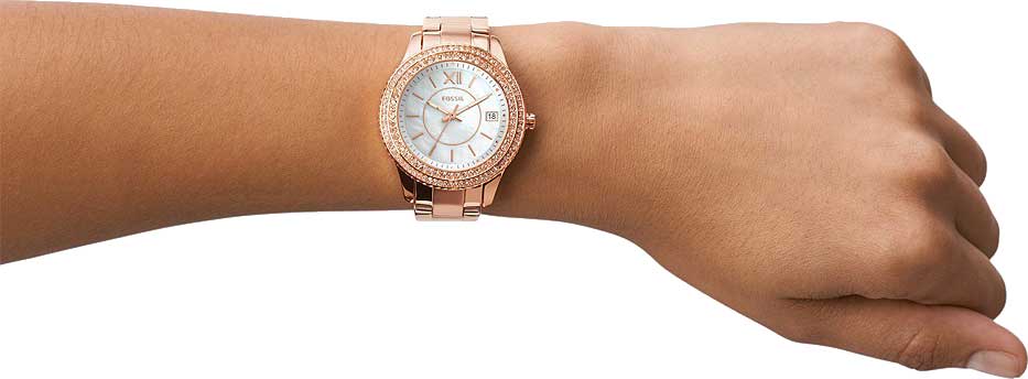 Fossil Fossil Stella  ES5131 , наручные женские часы фото под углом