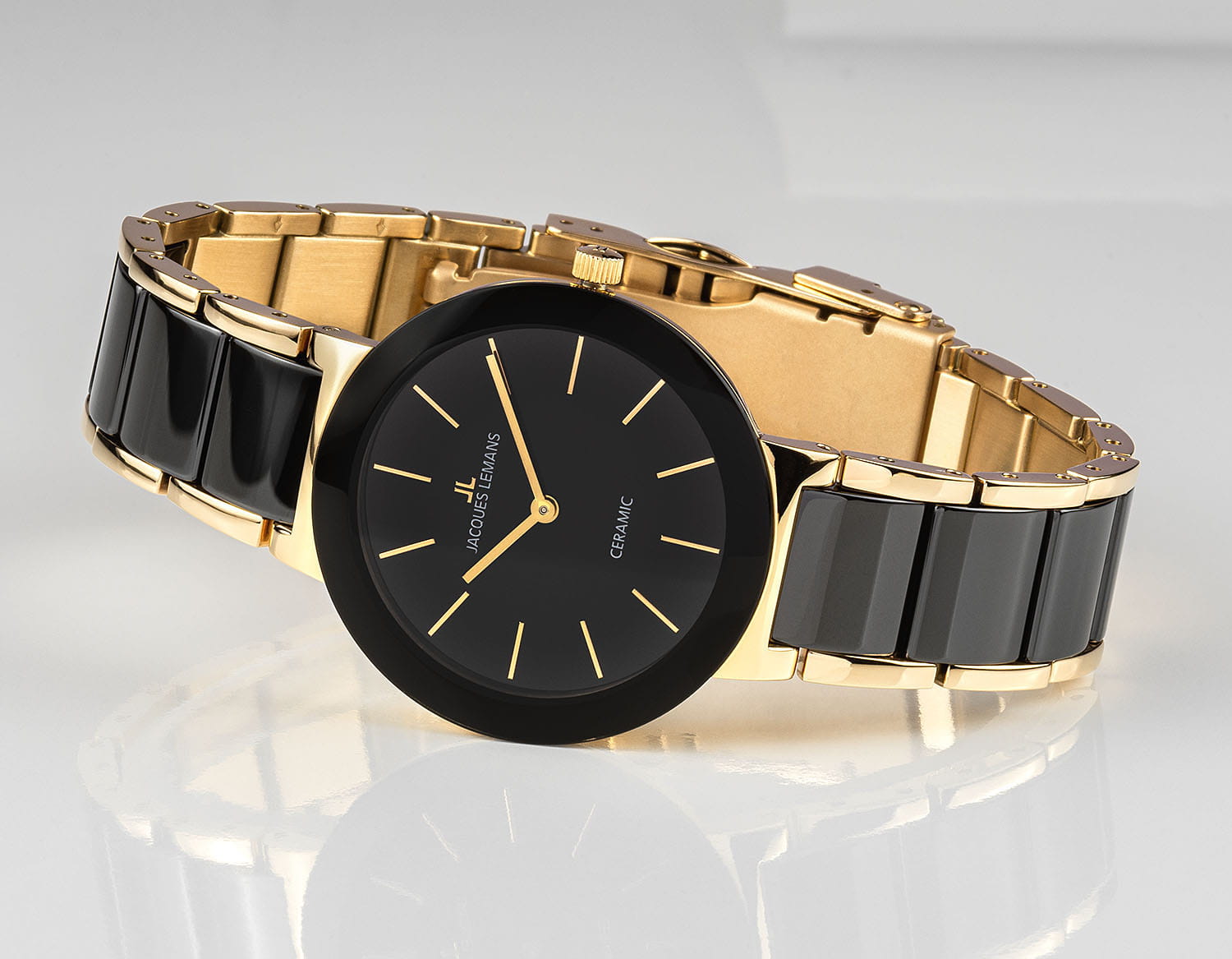 Оригинальные часы Jacques Lemans Jacques Lemans High Tech Ceramic 42-8E кварцевые калибр механизма  общий вид