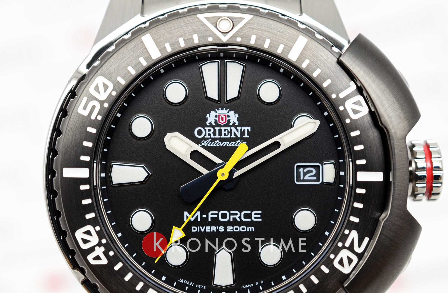 Orient Orient M-Force RA-AC0L01B (RN-AC0L01B) мужские часы серый циферблат на запястье