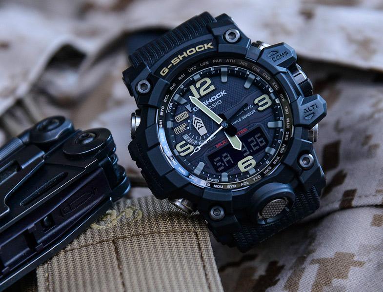 Casio Casio G-Shock GWG-1000-1A мужские часы черный циферблат на запястье