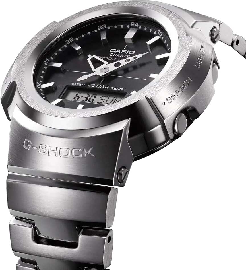 Оригинальные часы Casio Casio G-Shock AWM-500D-1ADR (AWM-500D-1A) электронные калибр механизма  общий вид