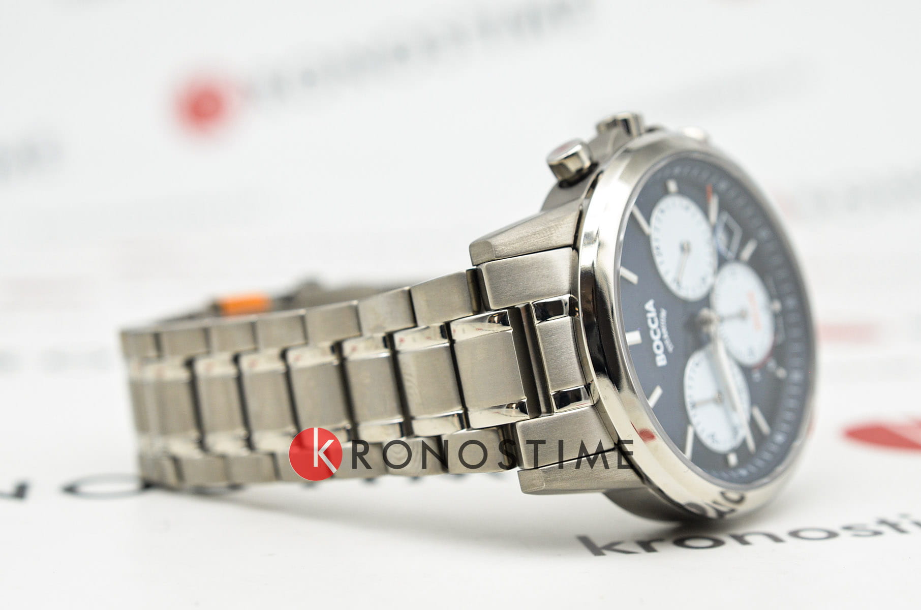 Boccia Titanium Boccia Titanium 3742-03,  германия мужские часы на браслете титановый боковой вид