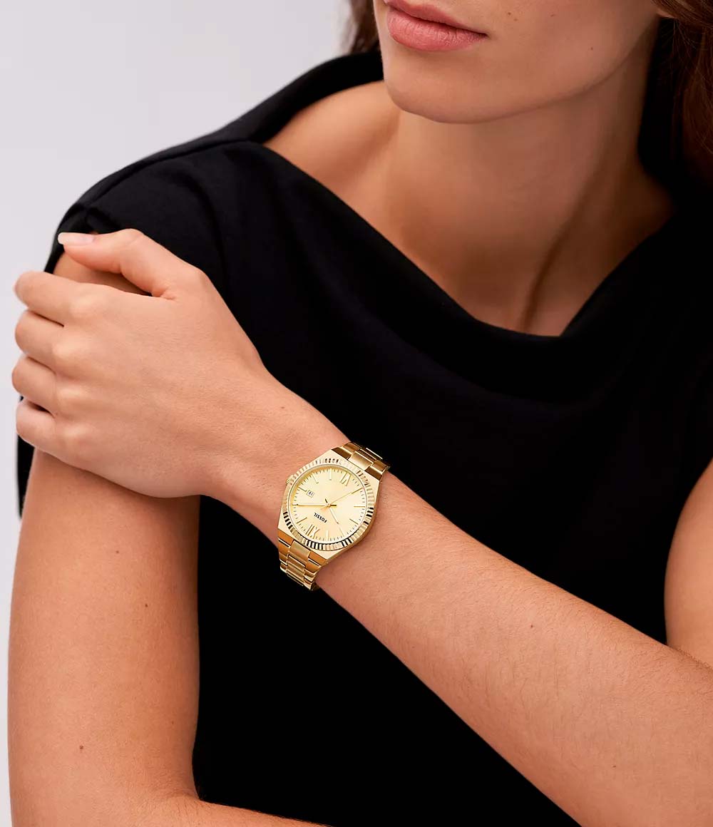 Fossil Fossil Scarlette ES5299 , наручные женские часы фото под углом