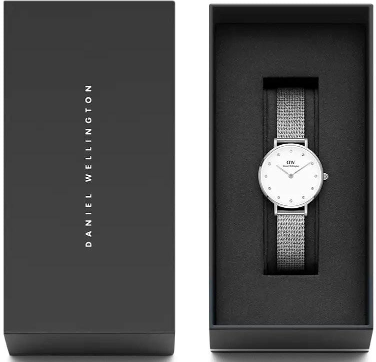 Оригинальные часы Daniel Wellington Daniel Wellington Petite Lumine Pressed Sterling DW00100602 кварцевые калибр механизма  общий вид