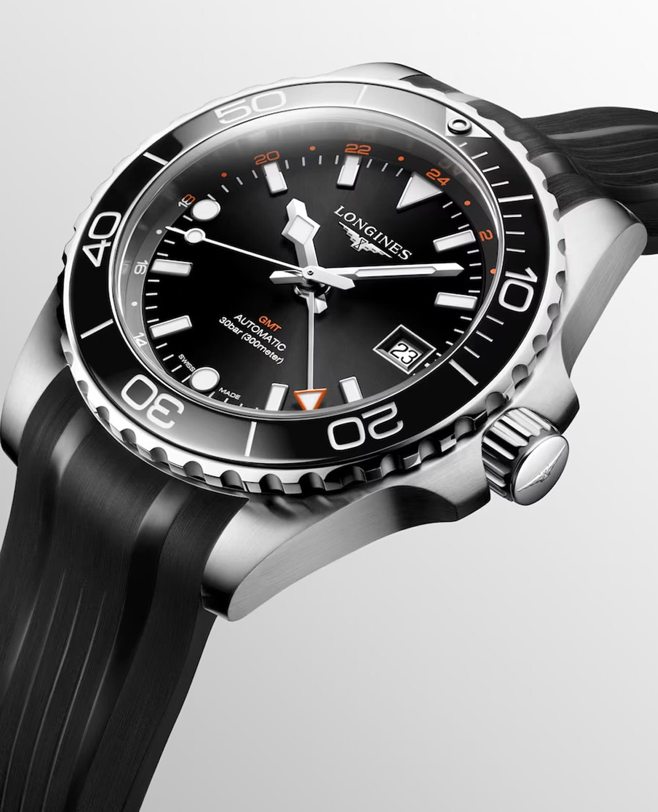 Longines Longines HydroConquest L3.790.4.56.9  - задняя крышка керамика сталь металл корпуса, швейцария часы