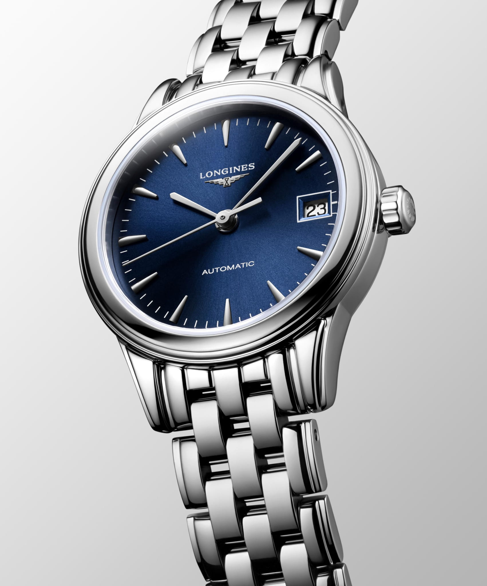 Longines Longines Flagship L4.274.4.92.6 , наручные женские часы фото под углом