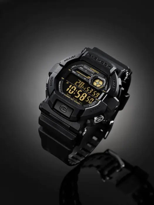 Оригинальные часы Casio Casio G-Shock GD-350-1BDR (GD-350-1B) электронные калибр механизма  общий вид