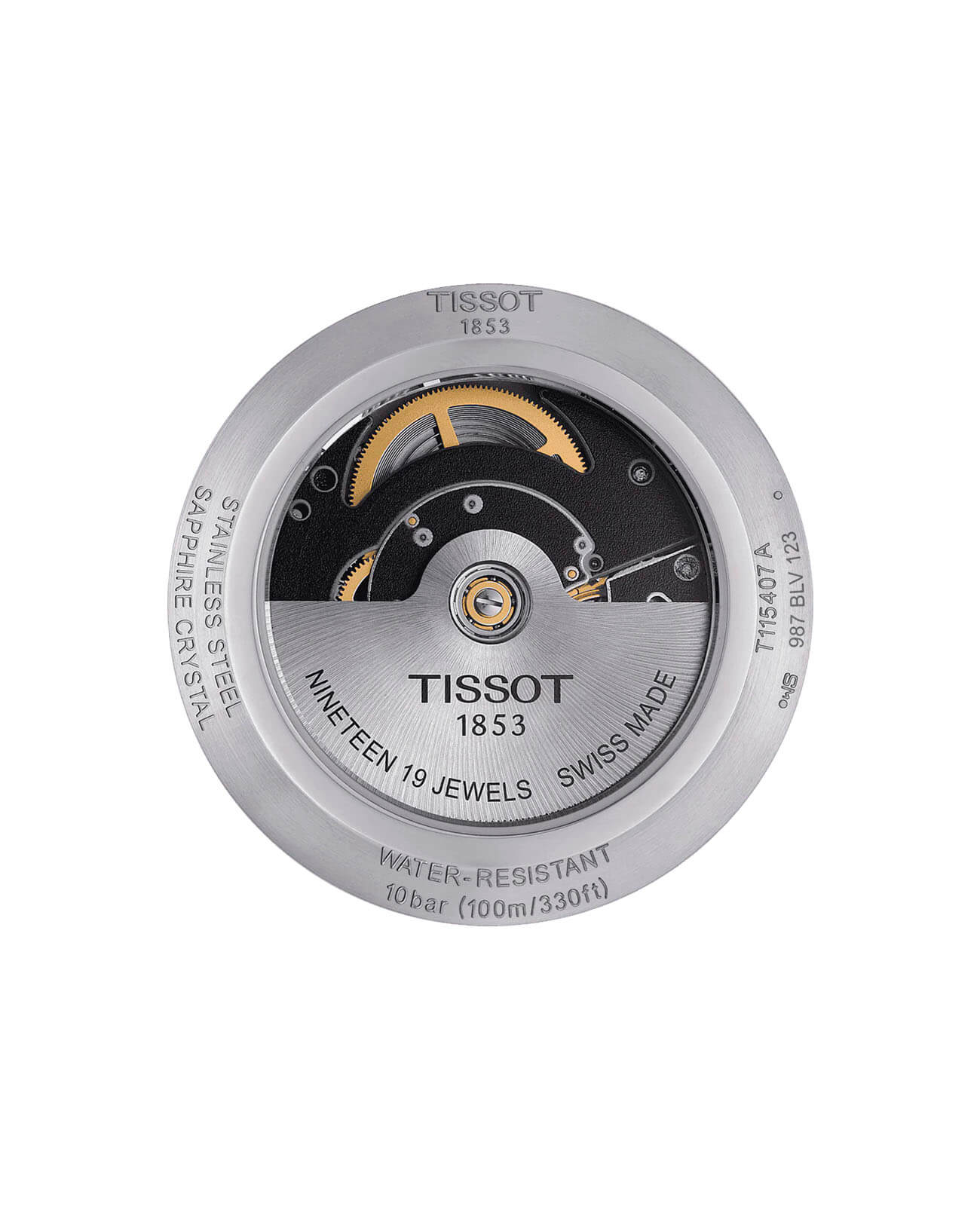 Tissot Tissot T-Race Swissmatic T115.407.17.051.00, t-sport швейцария мужские часы на браслете кожаный боковой вид