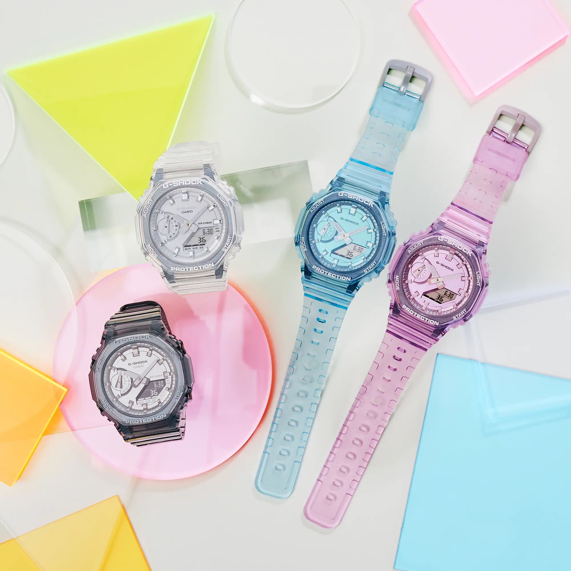 Casio Casio G-Shock GMA-S2100SK-4A — полный набор фото женские часы япония