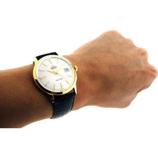 Orient Orient ER24003W (FER24003W) механические мужские часы часы крупный план белый циферблата