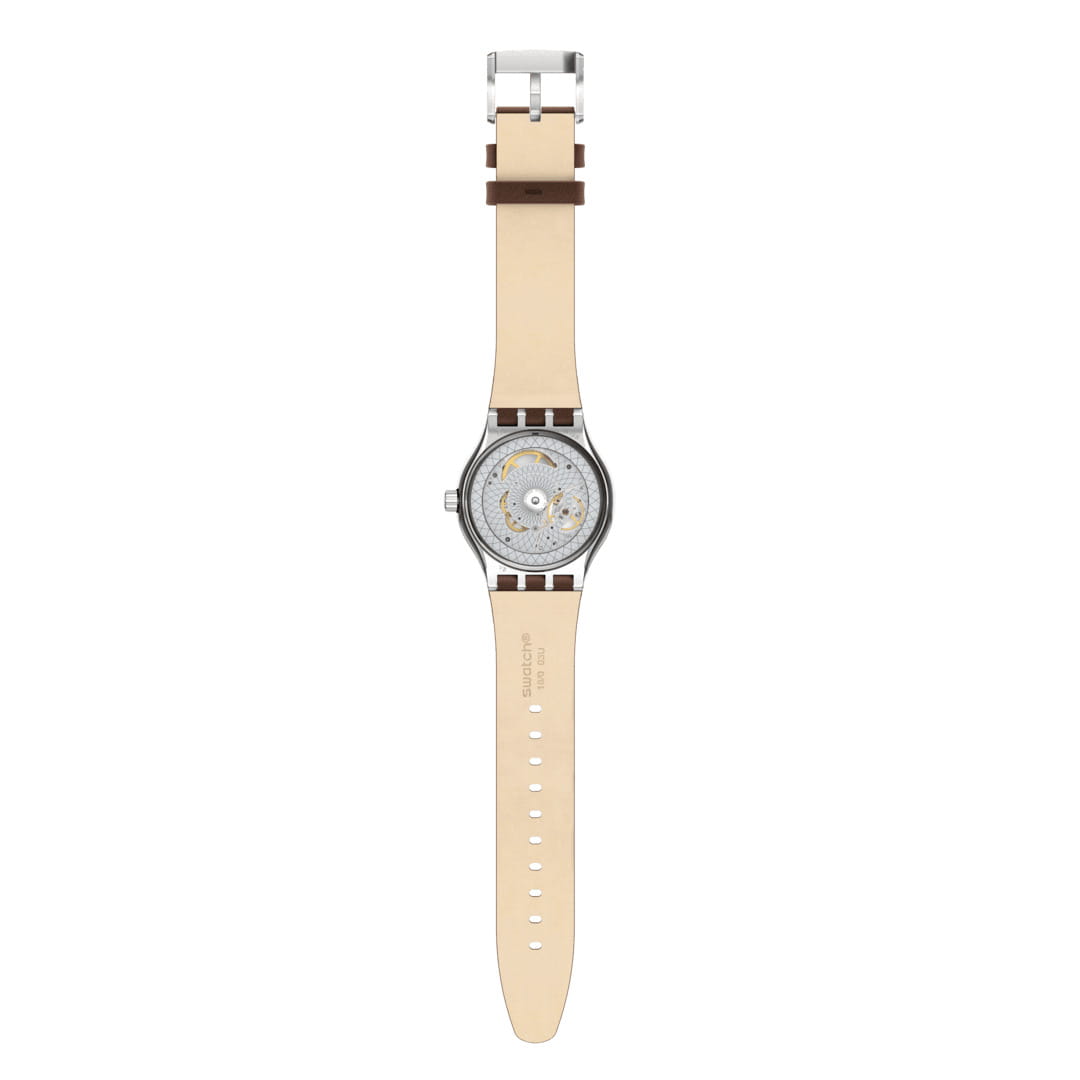 Swatch Swatch Irony Sistem51 Petite Seconde SY23S410, system51 швейцария женские часы на браслете кожаный боковой вид