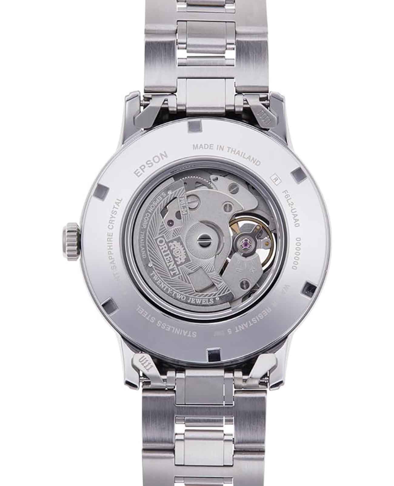 Orient Orient Sun & Moon Classic RA-AS000 (RN-AS0001B)  - задняя крышка сталь металл корпуса, япония часы