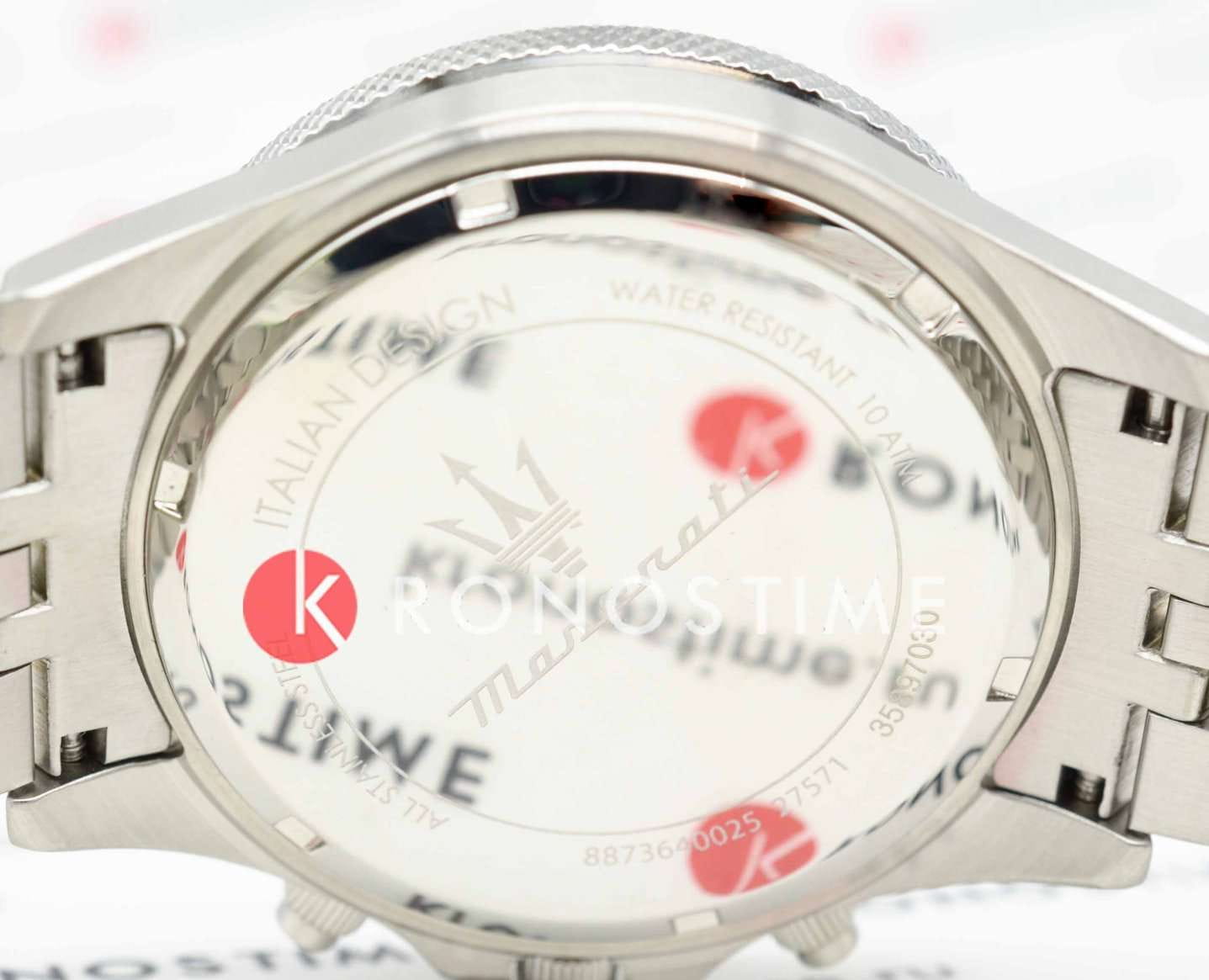 Maserati Maserati Sfida Chronograph R8873640025 кварцевые мужские часы часы крупный план синий циферблата