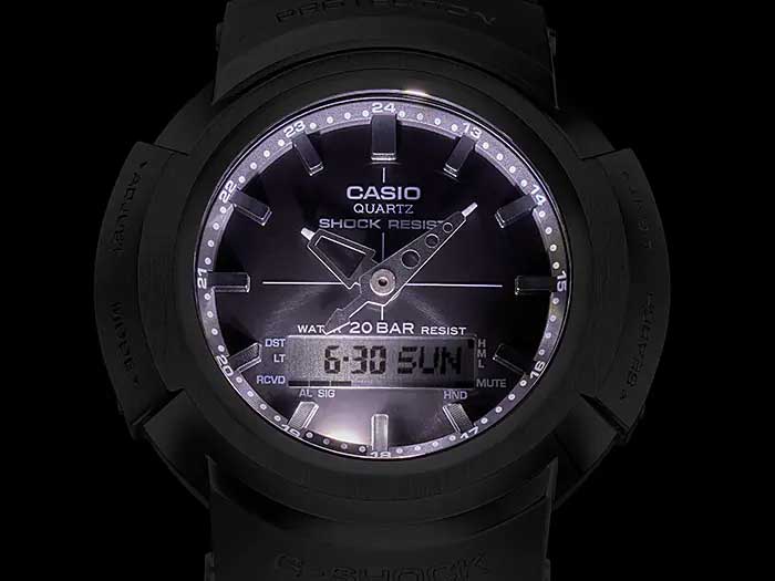 Casio Casio G-Shock AWM-500D-1ADR (AWM-500D-1A)  - задняя крышка сталь металл корпуса, япония часы