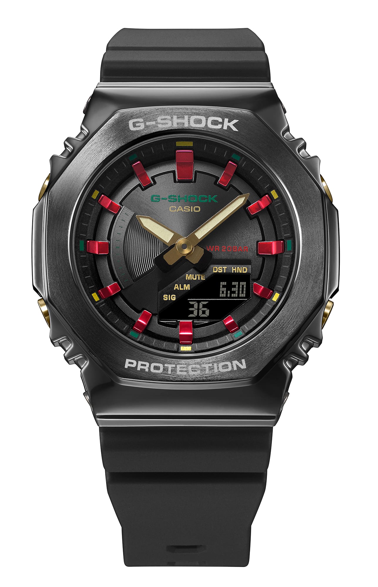 Оригинальные часы Casio Casio G-Shock GM-S2100CH-1A электронные калибр механизма  общий вид