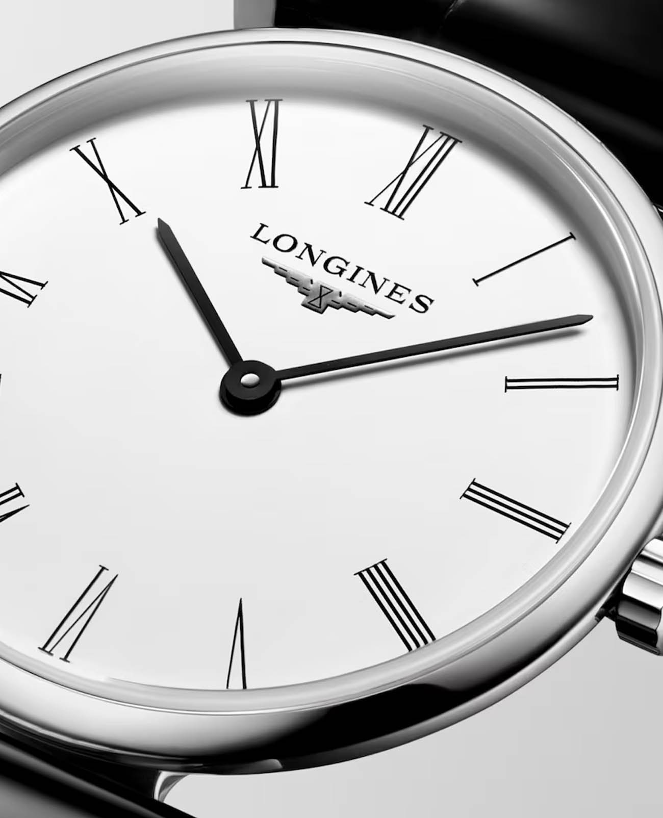 Longines Longines La Grande Classique L4.209.4.11.2 женские часы белый циферблат на запястье