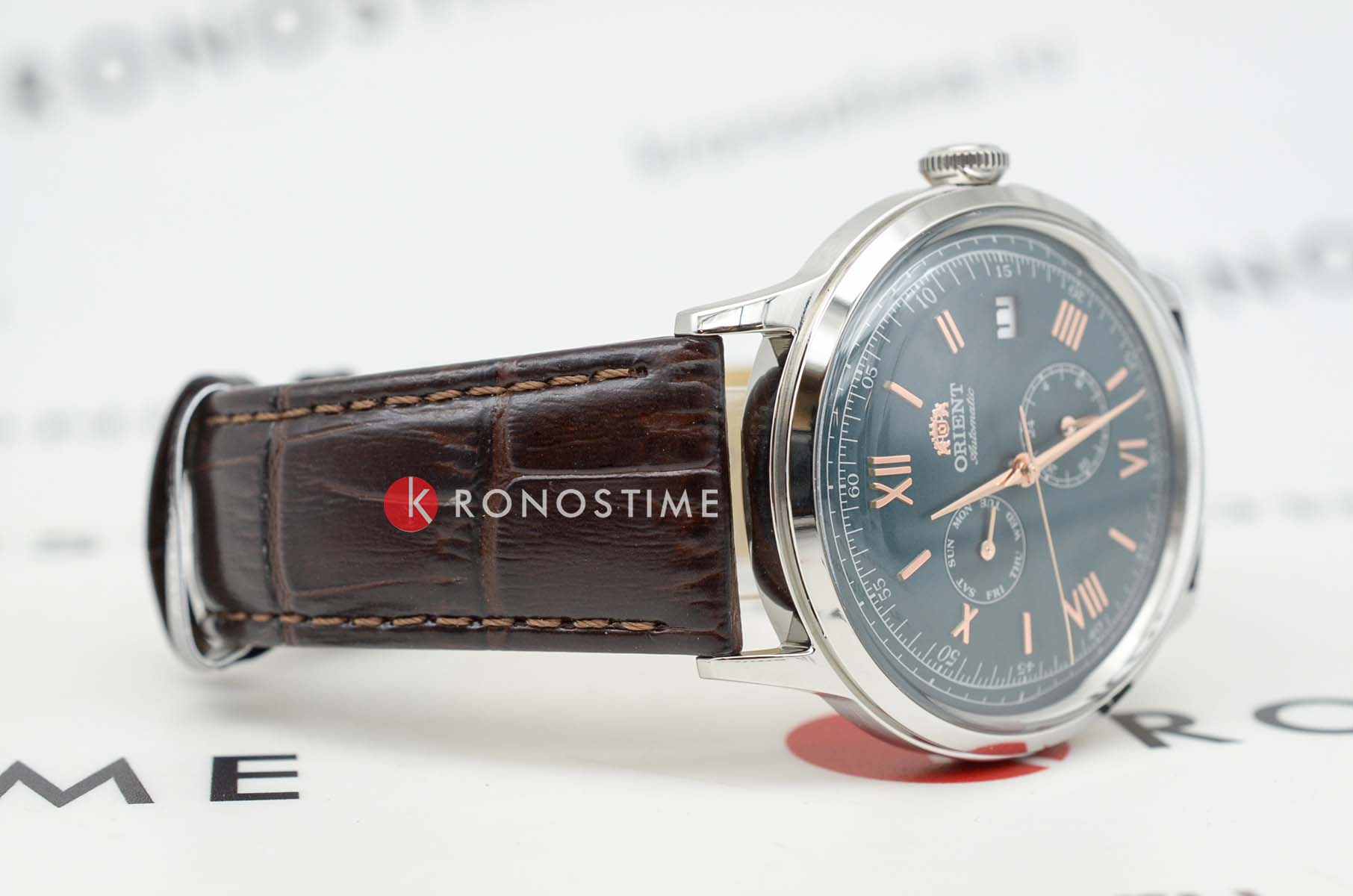 Orient Orient Bambino RA-AK0703E (RN-AK0703E) мужские часы зеленый циферблат на запястье