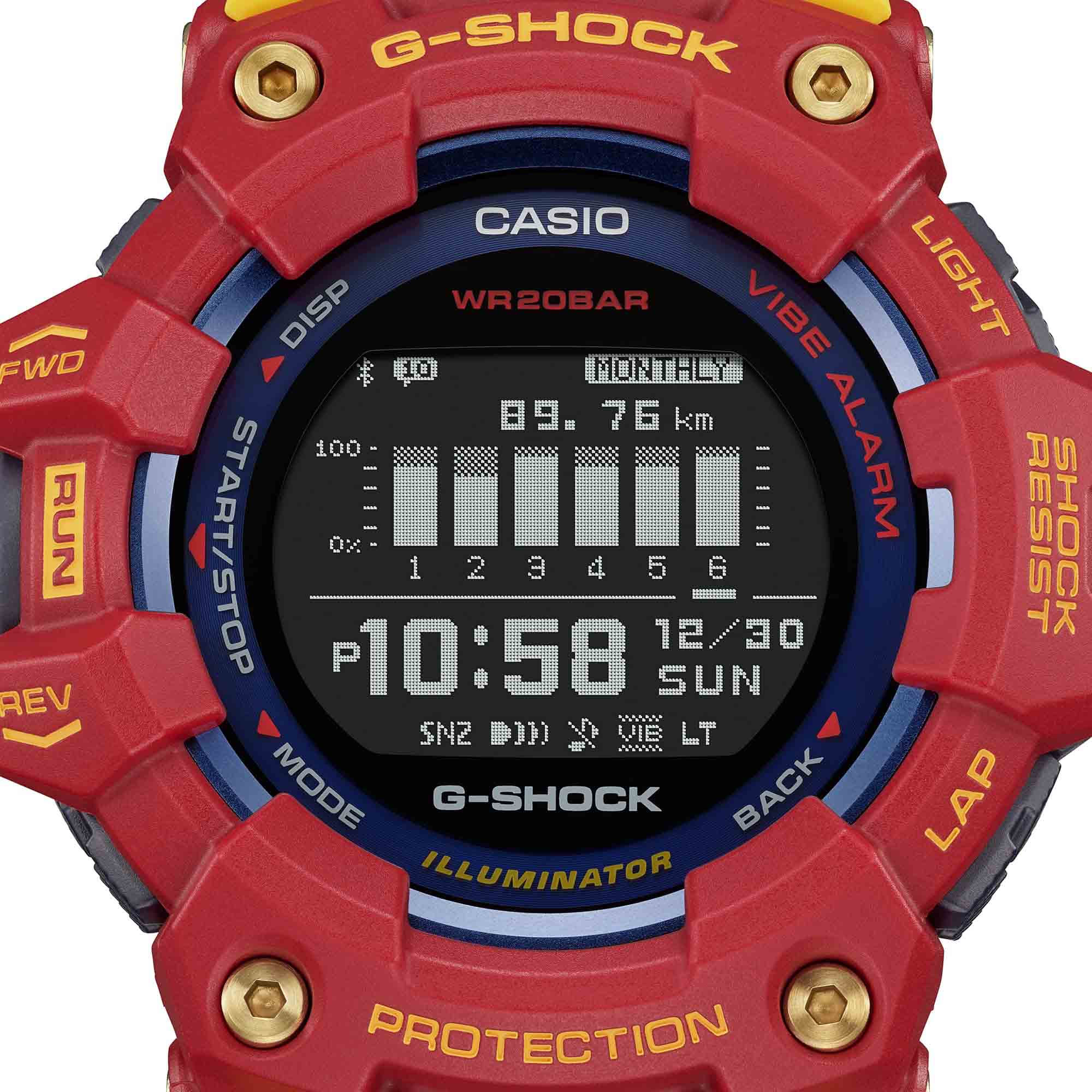 Casio Casio G-Shock GBD-100BAR-4DR (GBD-100BAR-4E) G-SQUAD — детали корпуса и пластик