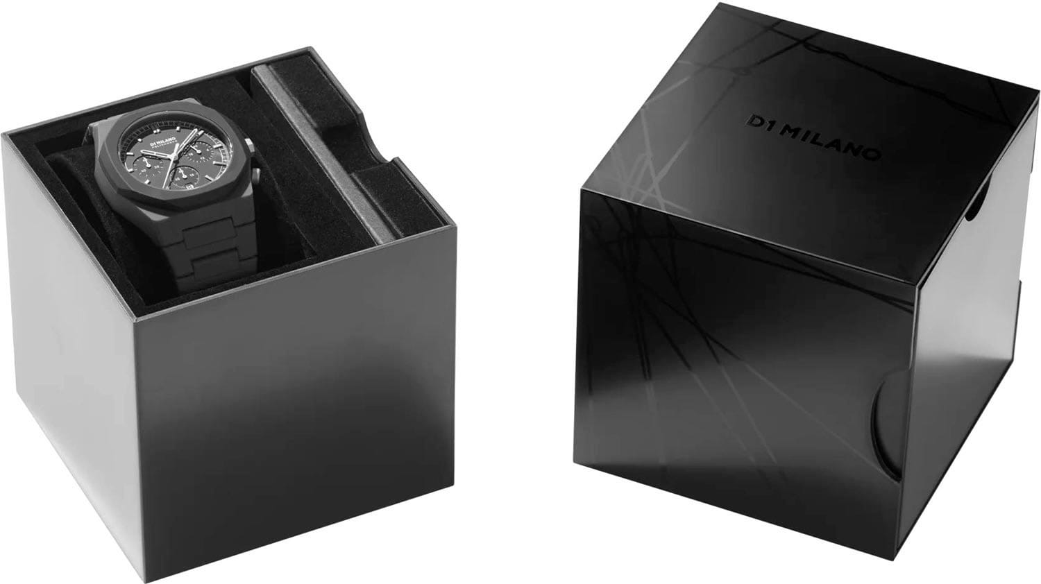 D1 Milano D1 Milano Polychrono PHBJ04 мужские часы черный циферблат на запястье