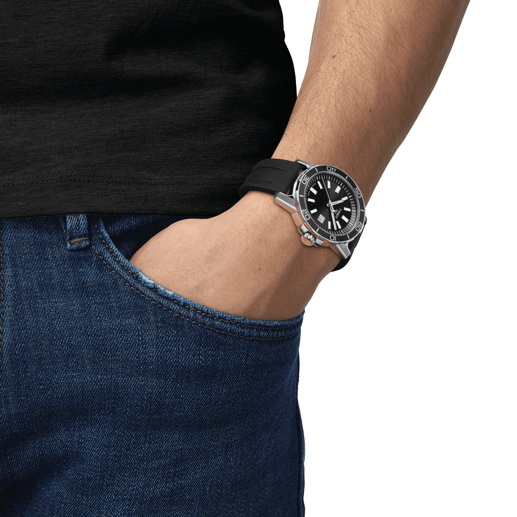 Tissot Tissot Supersport Gent T125.610.17.051.00 SuperSport Chrono, наручные мужские часы фото под углом