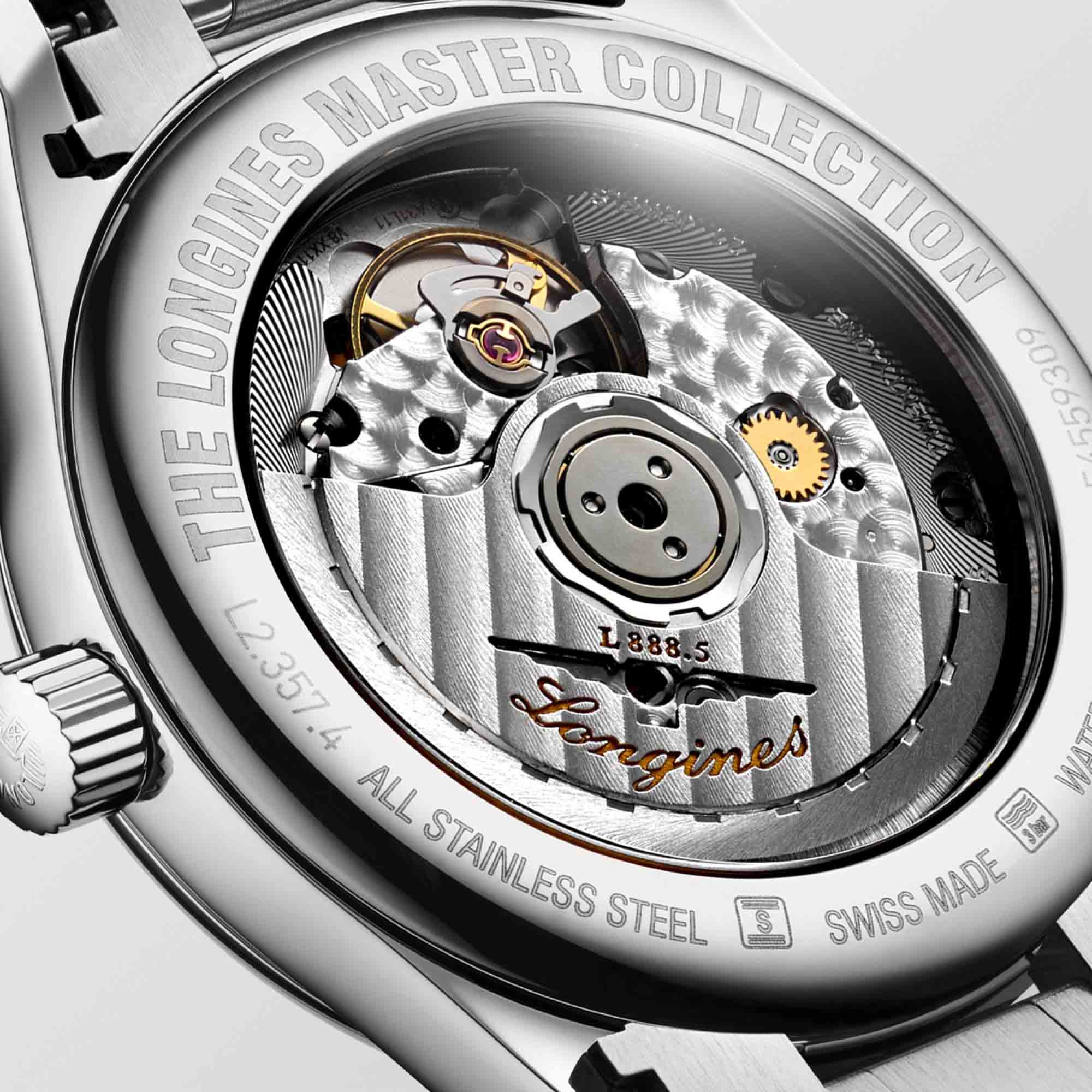 Longines Longines Master Collection L2.357.4.97.6 женские часы синий циферблат на запястье