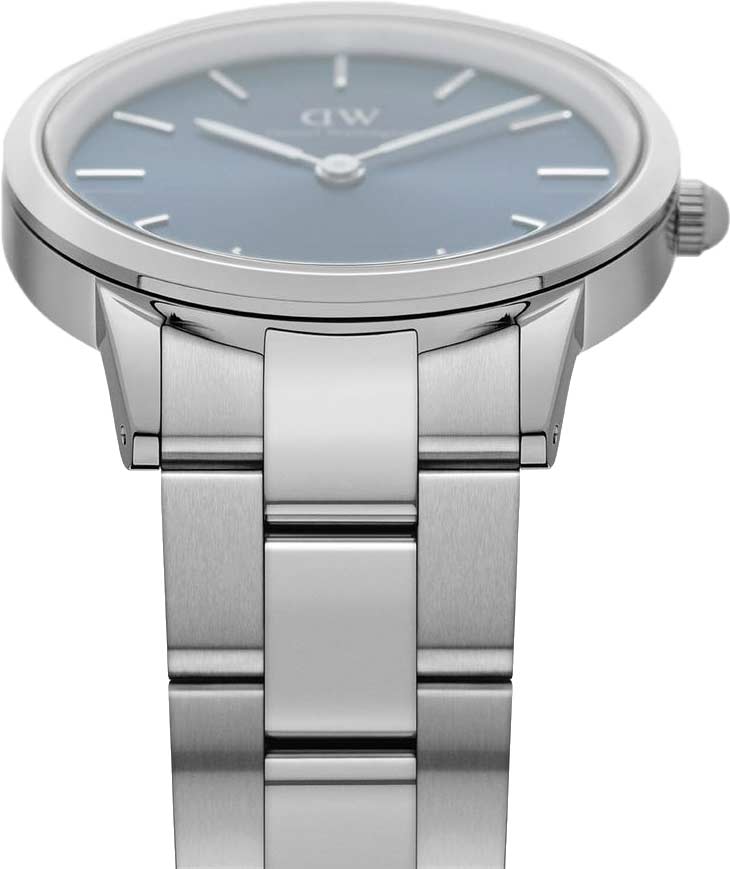 Daniel Wellington Daniel Wellington Iconic Link Arctic DW00100458, iconic швеция мужские часы на браслете нержавеющая сталь боковой вид