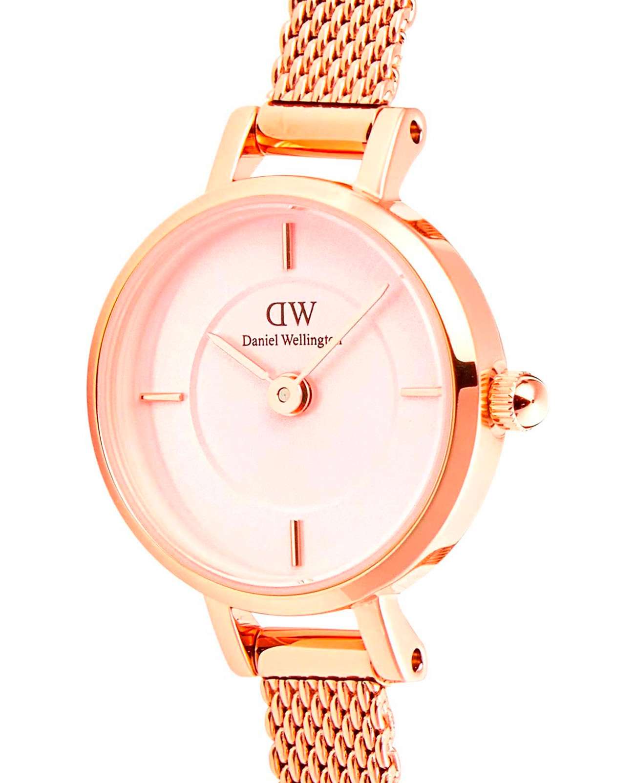 Оригинальные часы Daniel Wellington Daniel Wellington Petite Mini Champagne Melrose DW00100743 кварцевые калибр механизма  общий вид