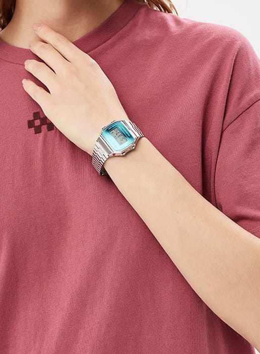 Casio Casio Collection A-168WEM-2 , наручные мужские часы фото под углом