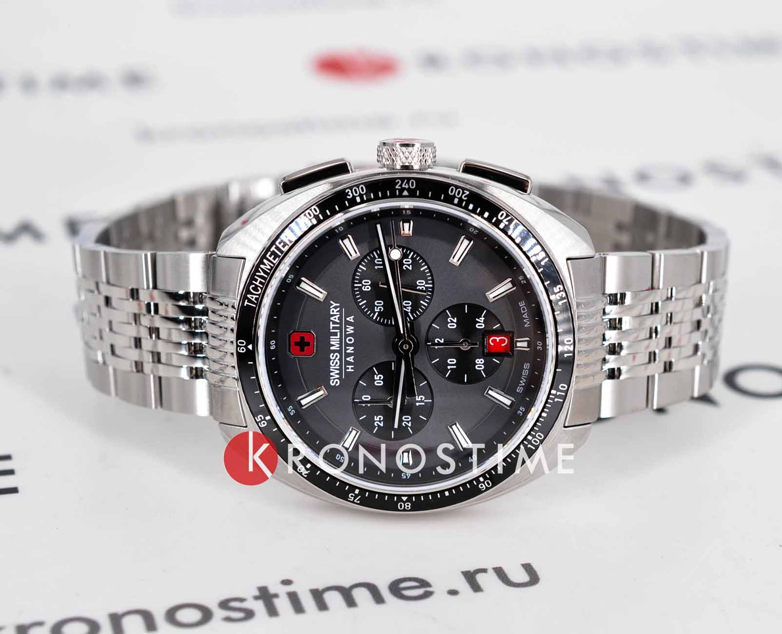 Swiss Military Hanowa Swiss Military Hanowa SMWGI0003302 , наручные мужские часы фото под углом