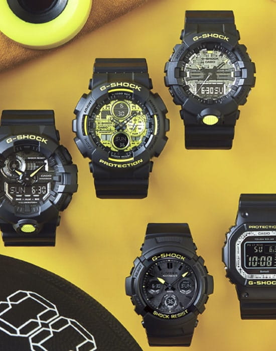Casio GA-140DC-1AER мужские часы застежка крупным планом