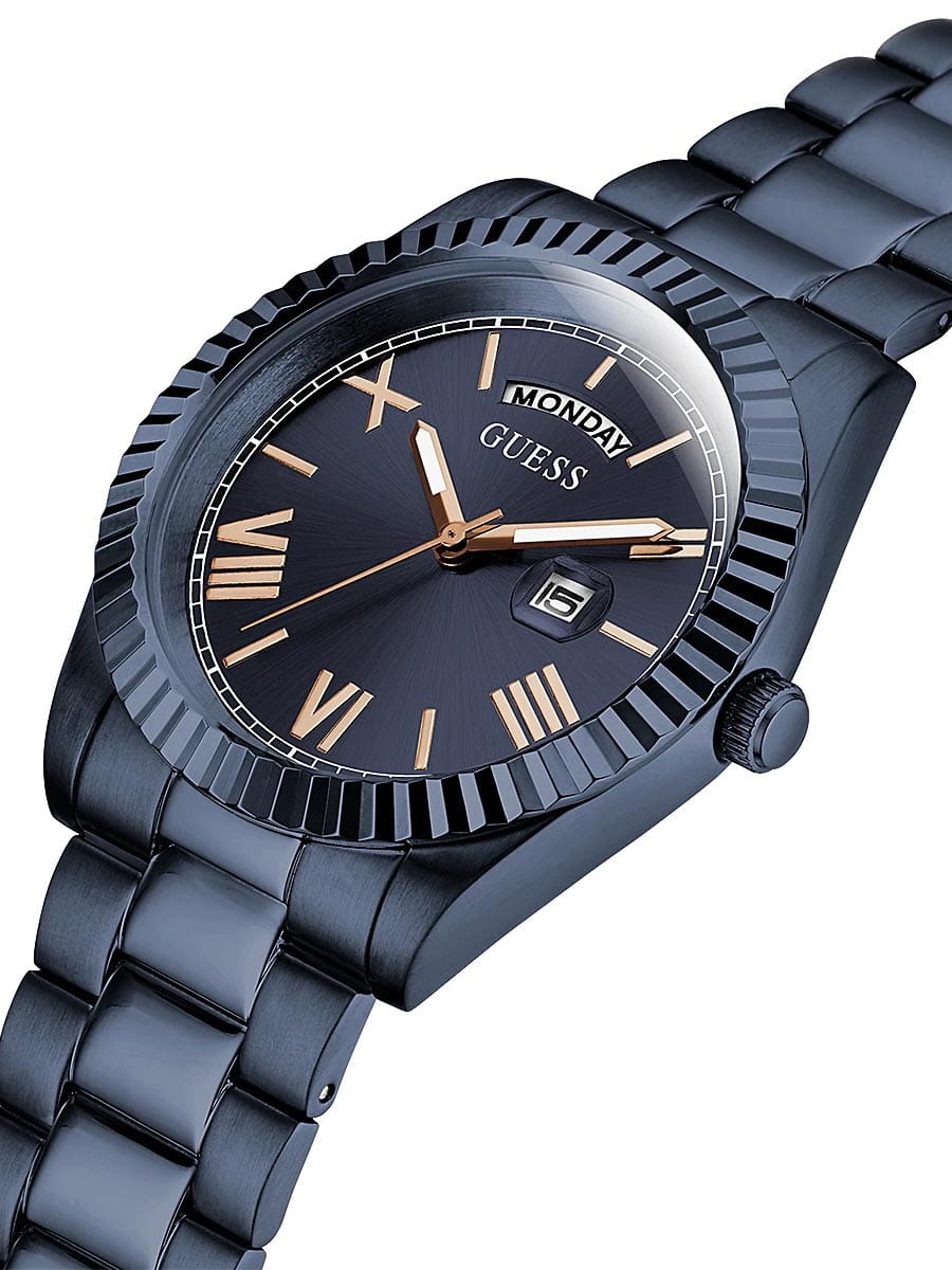 Guess Guess Connoisseur GW0265G9,  сша мужские часы на браслете нержавеющая сталь с ip-покрытием боковой вид