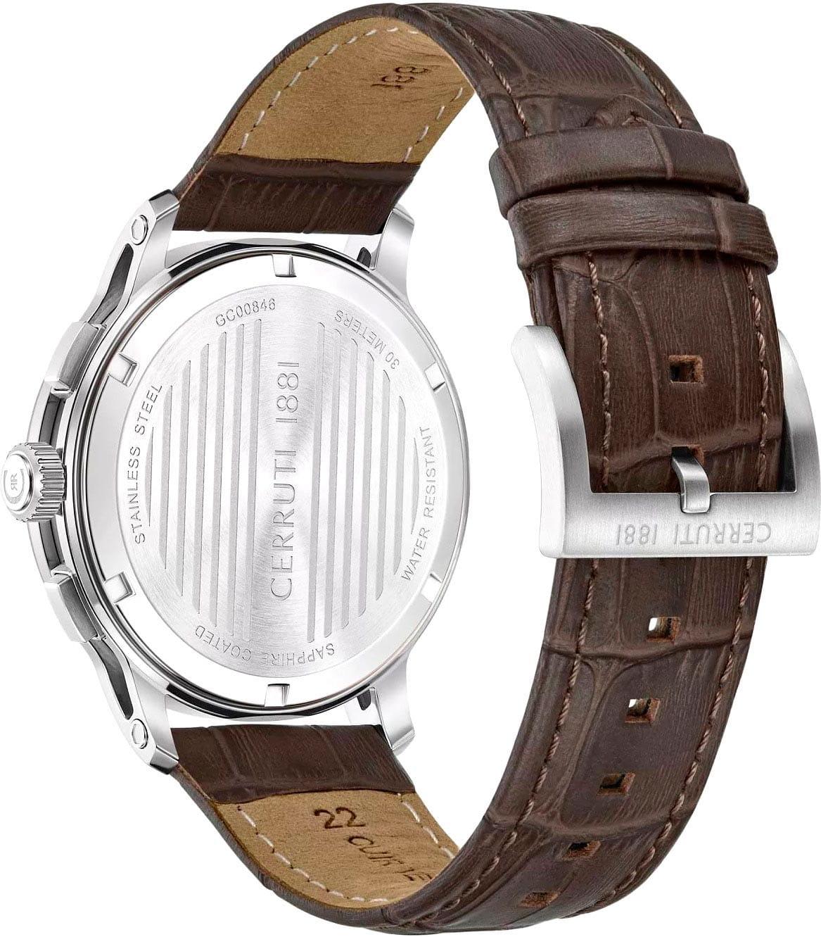 Cerruti 1881 Cerruti 1881 Petroio CIWGC0084602,  франция мужские часы на браслете кожаный боковой вид