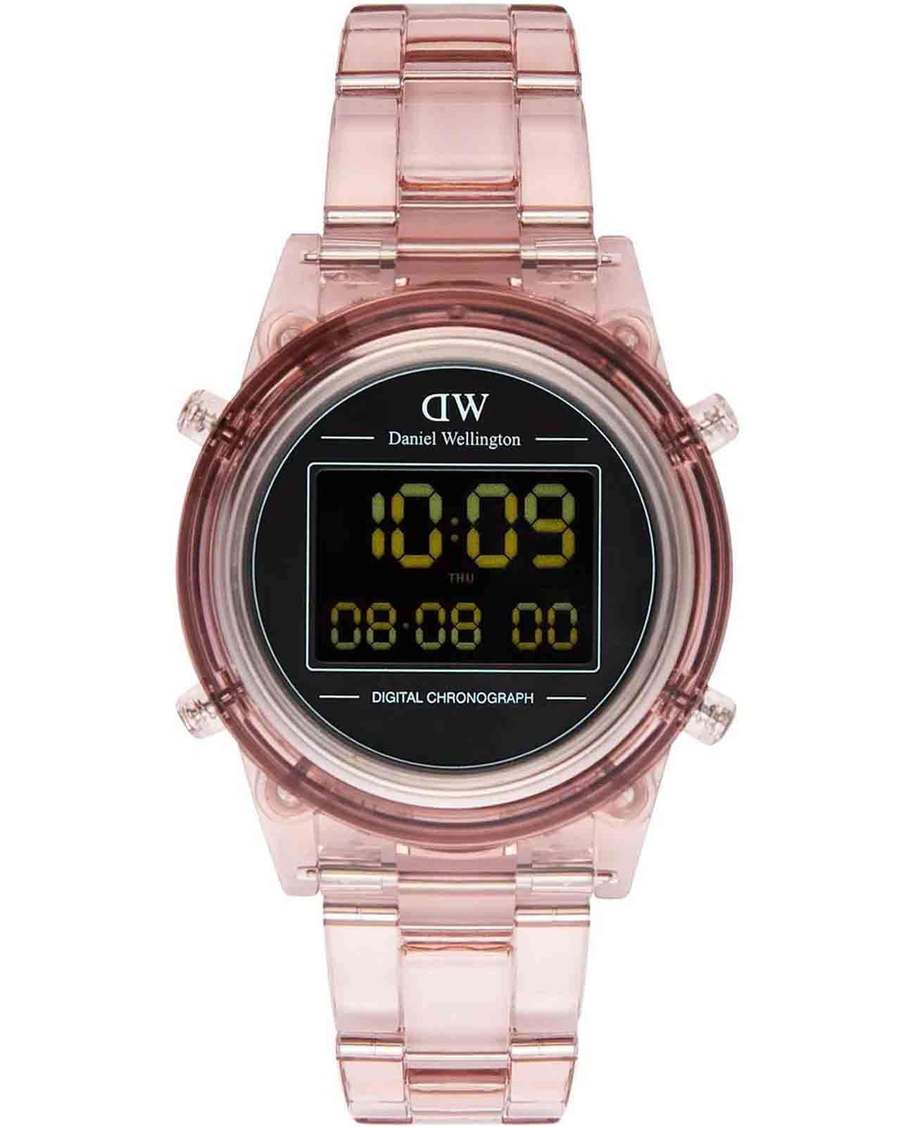 Daniel Wellington Daniel Wellington Retro Digital DW00100764  DW00100764 кварцевые женские часы  циферблат, браслет биоматериал — вид спереди