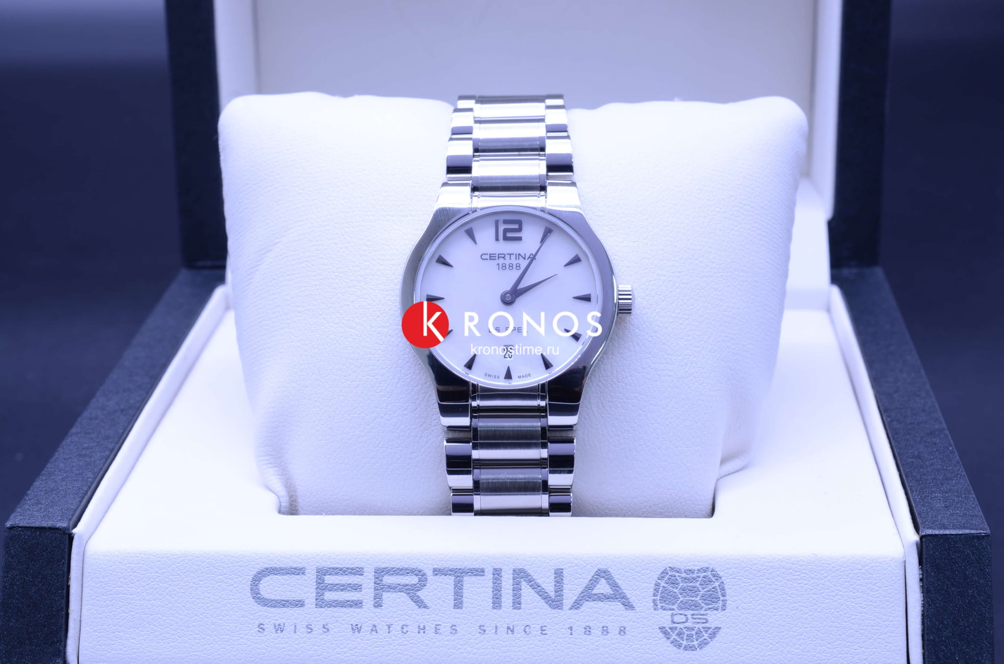 Оригинальные часы Certina Certina Lady Round C012.209.11.117.00 кварцевые калибр механизма eta 956.412 общий вид