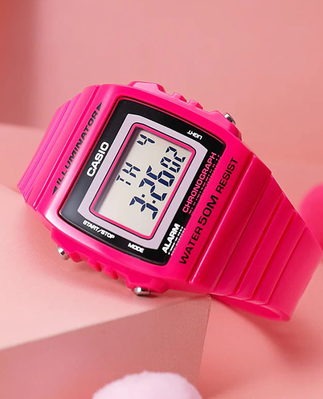 Casio Casio Collection W-215H-4AVDF (W-215H-4A) мужские часы  циферблат на запястье