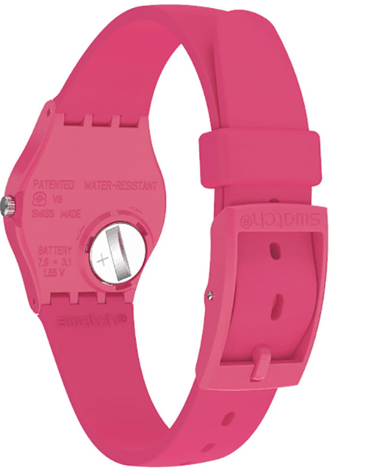 Swatch Swatch Lady LR123C женские часы розовый циферблат на запястье