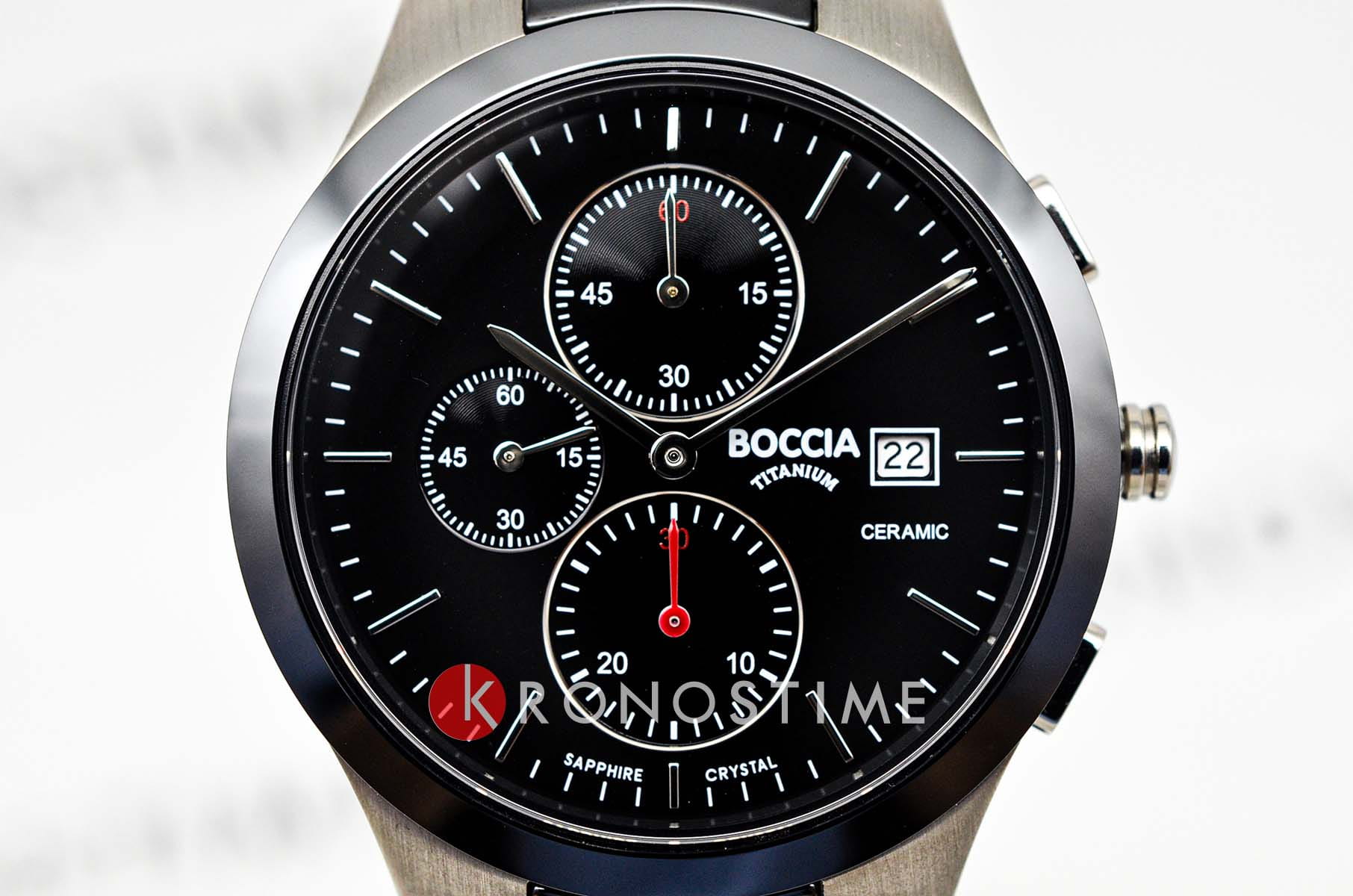 Boccia Titanium Boccia Titanium 3748-01 мужские часы черный циферблат на запястье