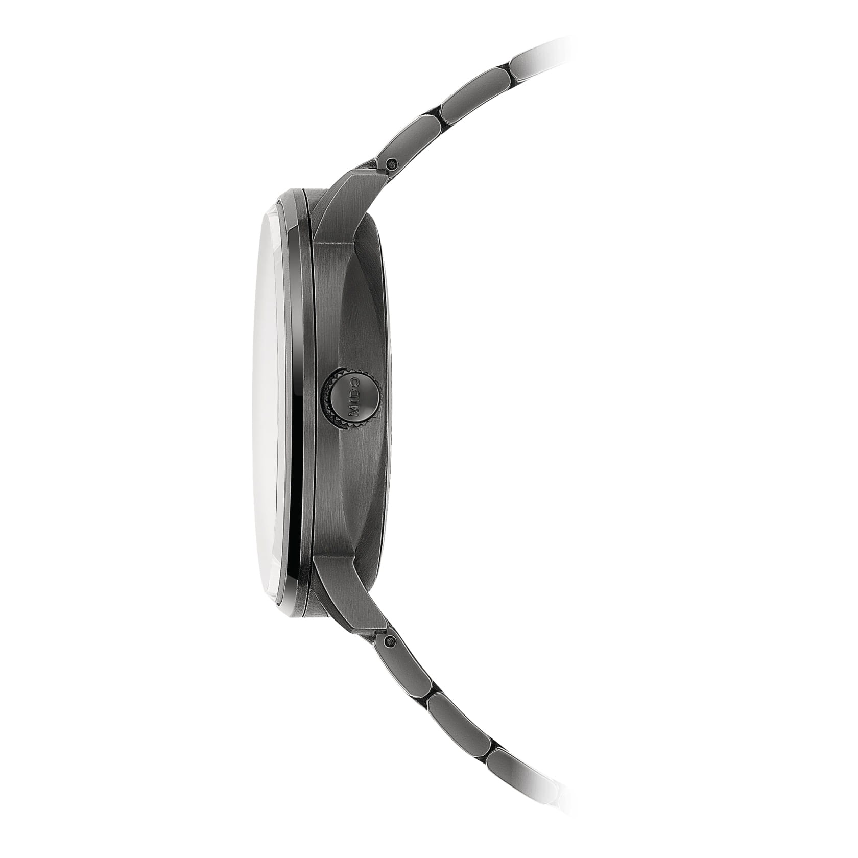 Mido Mido Commander Big Date M021.626.33.061.00, commander швейцария мужские часы на браслете нержавеющая сталь боковой вид