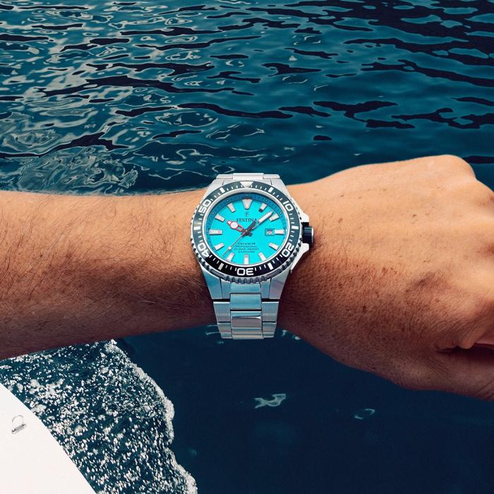 Festina Festina The Originals F20663/5 мужские часы бирюзовый циферблат на запястье