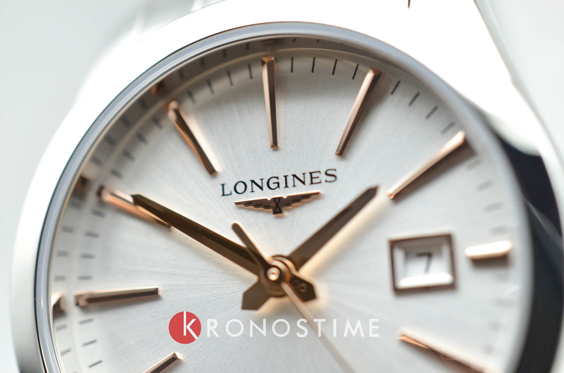 Оригинальные часы Longines Longines Conquest Classic L2.286.4.72.6 кварцевые калибр механизма l152 общий вид