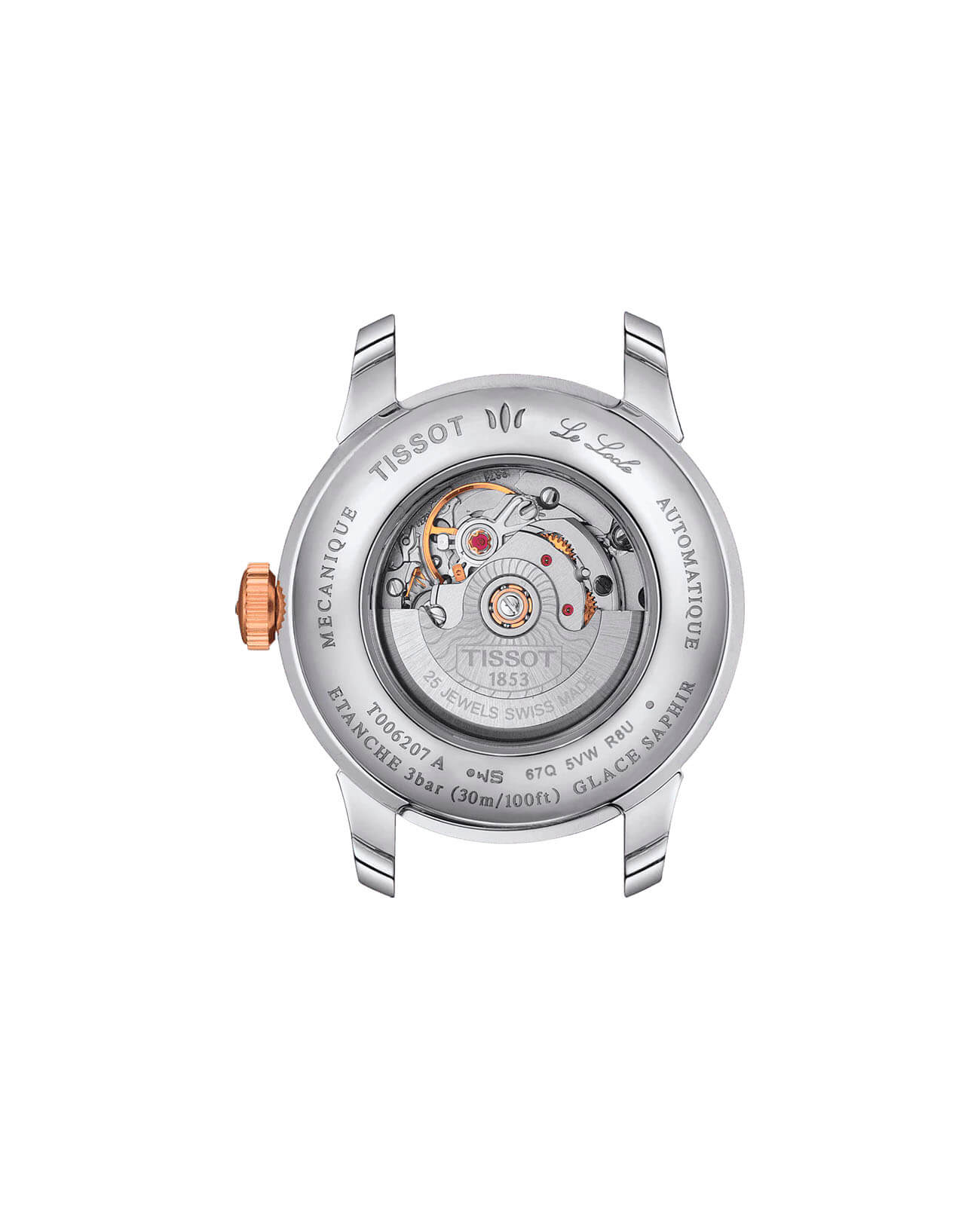 Tissot Tissot Le Locle Automatic Lady T006.207.11.116.00, t-classic швейцария женские часы на браслете нержавеющая сталь боковой вид