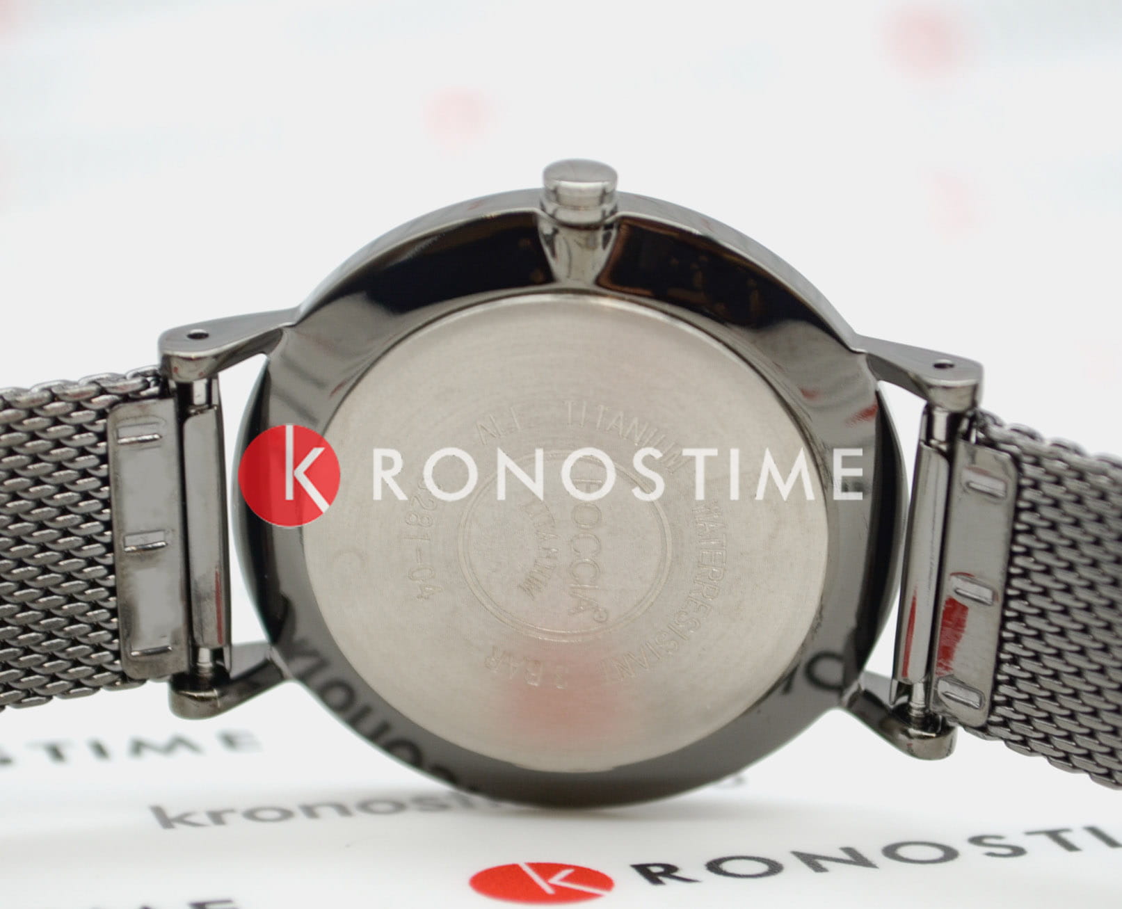 Boccia Titanium Boccia Titanium Circle-Oval 3281-04  - задняя крышка титан корпуса, германия часы