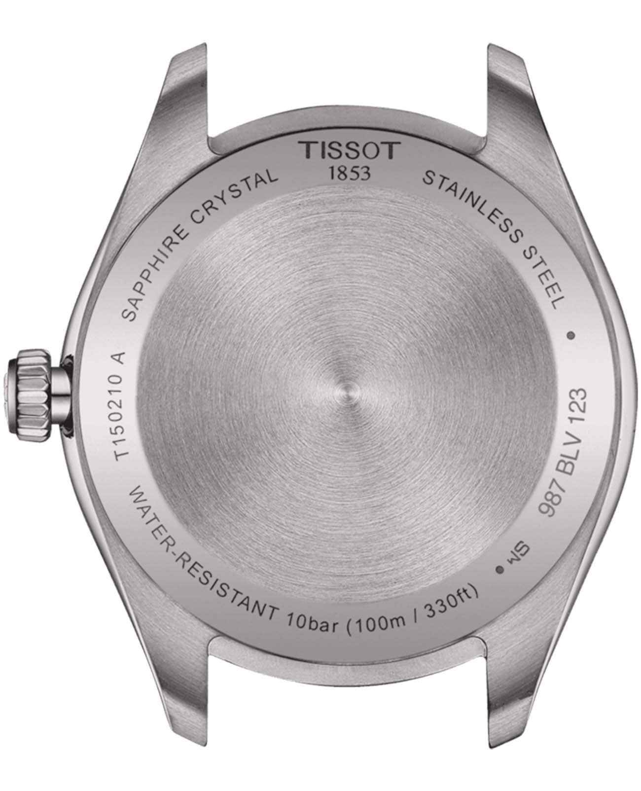 Tissot Tissot PR 100 T150.210.21.031.00 PR 100 — детали корпуса и нержавеющая сталь