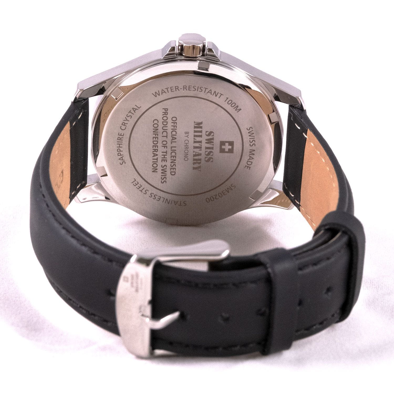 Оригинальные часы Swiss Military by Chrono Swiss Military by Chrono Сверхточные SM30200.24 кварцевые калибр механизма eta f06.411 общий вид