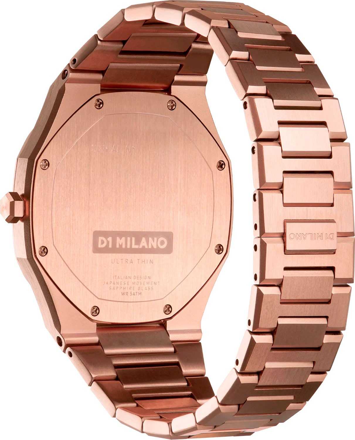 Оригинальные часы D1 Milano D1 Milano Ultra Thin UTBJ42 кварцевые калибр механизма miyota 1l22 общий вид