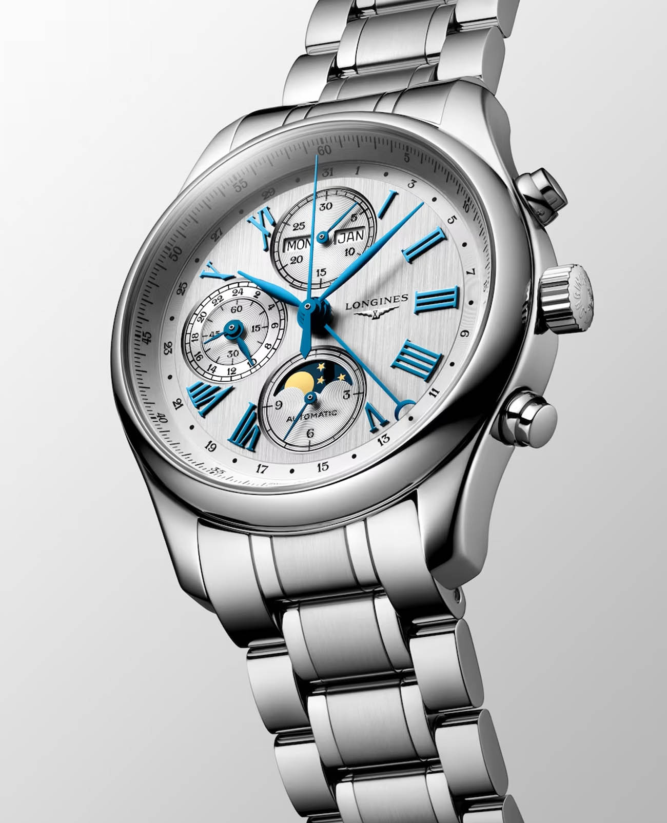 Longines Longines Master Collection L2.773.4.71.6, master collection швейцария мужские часы на браслете нержавеющая сталь боковой вид