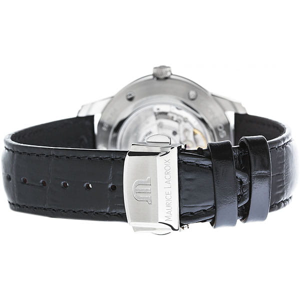 Maurice Lacroix Maurice Lacroix Pontos Day Date PT6358-SS001-430-1, pontos швейцария мужские часы на браслете кожаный боковой вид